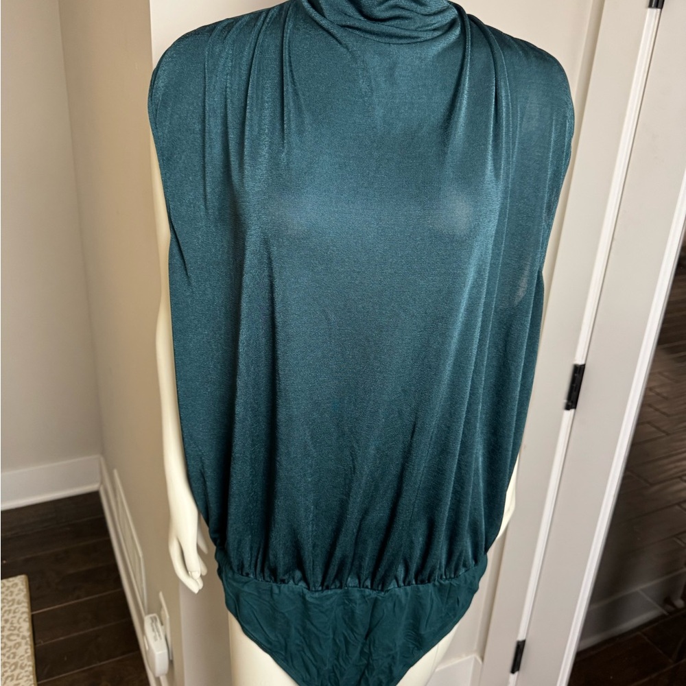 Arula Teal Sleeveless Bodysuit Size C (22/24)
